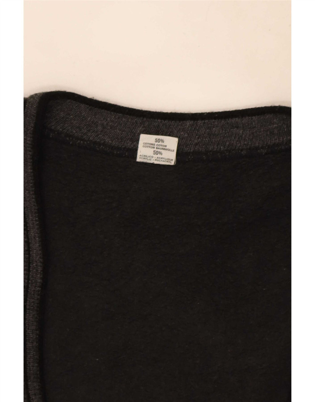 Vintage Herren Cardigan Pullover XL Grau Baumwolle