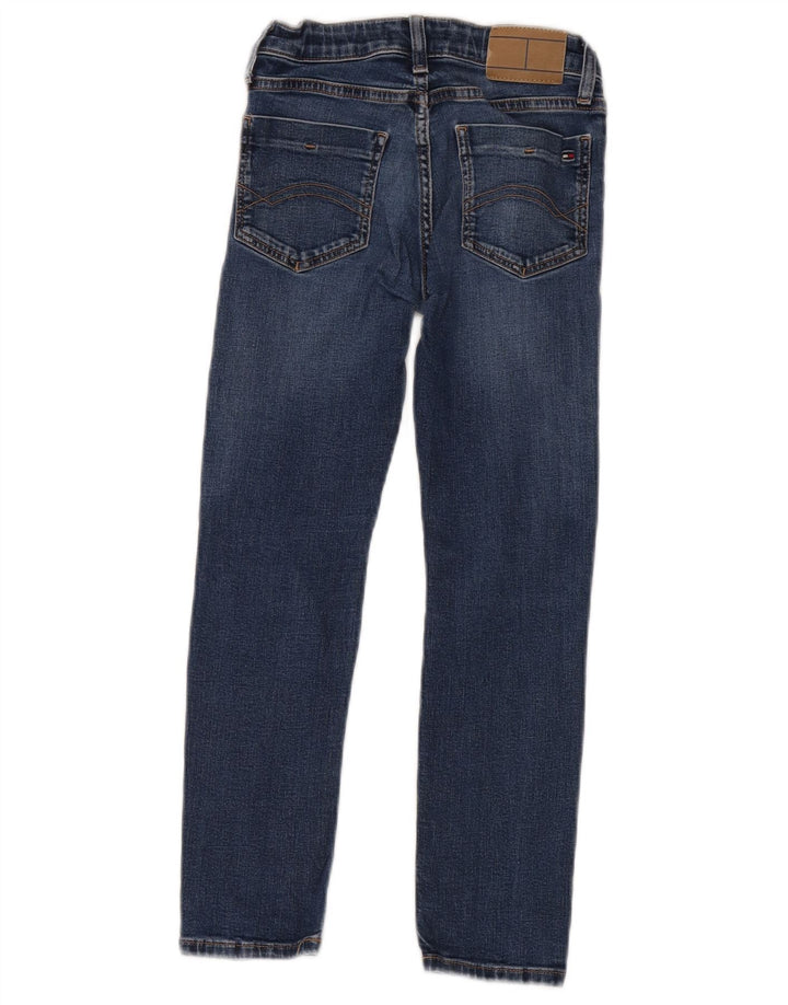 TOMMY HILFIGER Distressed Skinny Jeans für Jungen, 7–8 Jahre, blaue Baumwolle