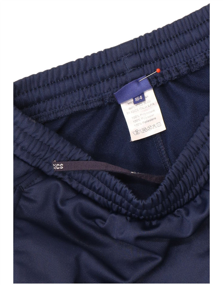 Asics Jungen-Trainingshose, 15–16 Jahre, marineblaues Polyester