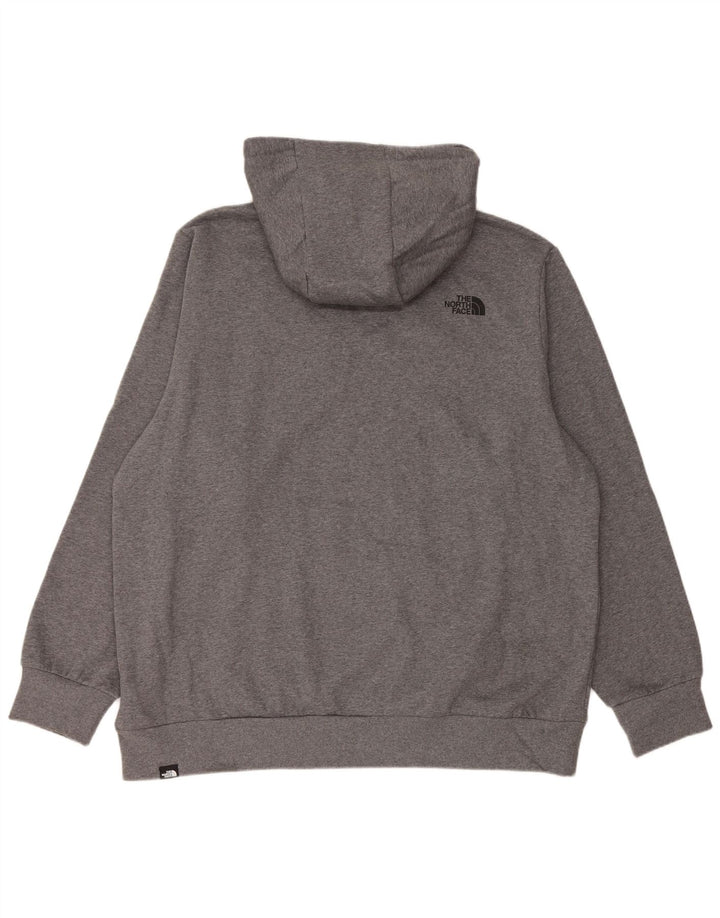 THE NORTH FACE Herren Kapuzenpullover 2XL Grau Baumwolle