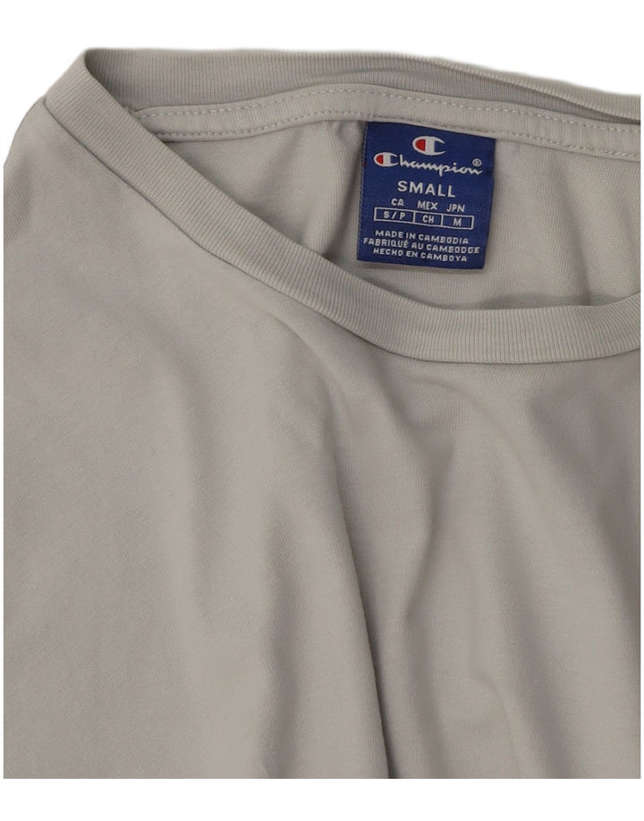 CHAMPION Herren-T-Shirt mit Grafik, Größe S, Schwarz, Farbblock