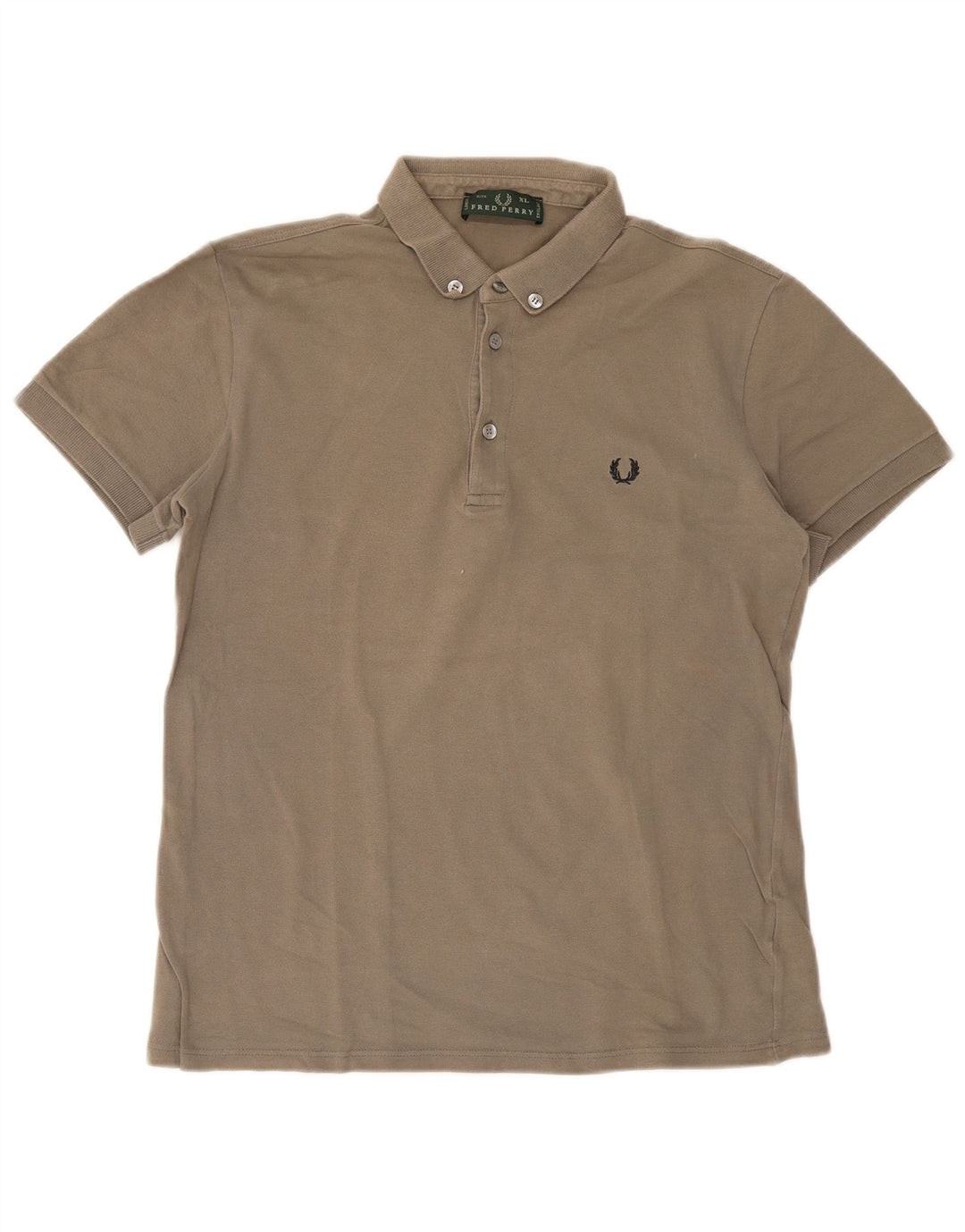Fred Perry Herren Poloshirt XL Grau Baumwolle