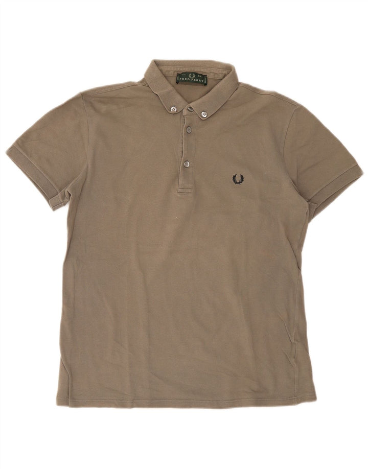 Fred Perry Herren Poloshirt XL Grau Baumwolle