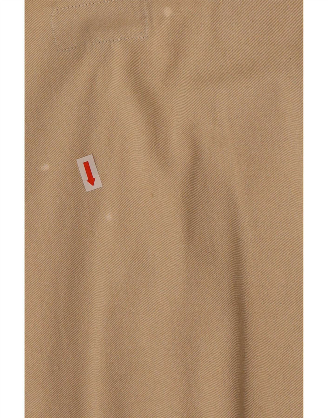 Vintage Herren Utility Gilet UK 38 Mittelbeige Baumwolle