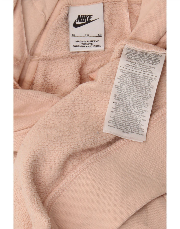 NIKE Herren Kapuzenpullover XL Rosa Baumwolle