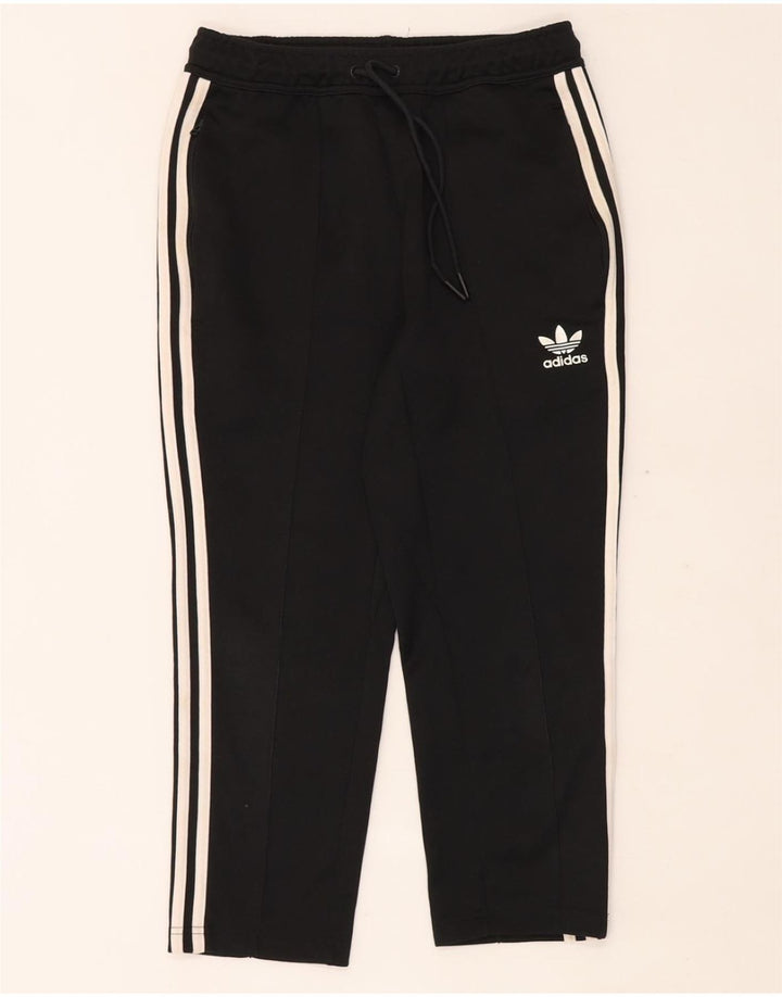 ADIDAS Damen Trainingshose UK 6 XS Schwarz Polyester