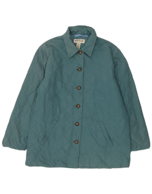 Orvis Damen Steppjacke UK 16 Large Blau Polyester