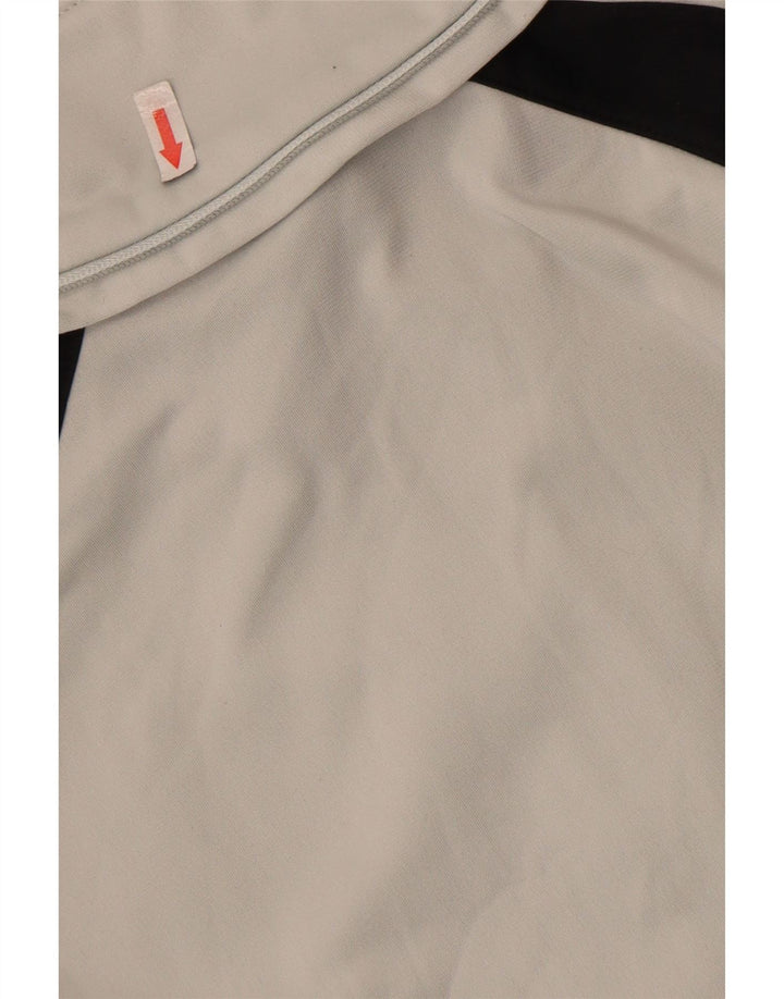 Champion Herren-Trainingsanzug-Oberjacke, kleines graues Farbblock-Polyester