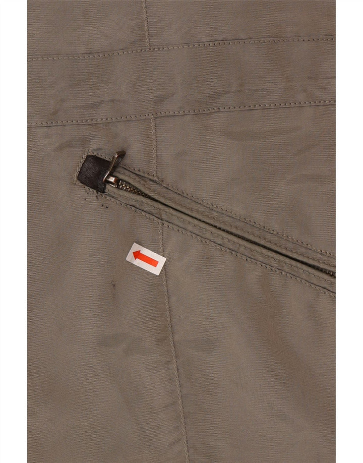 Geox Herren Respira Utility Jacke UK 46 3XL Graues Polyamid