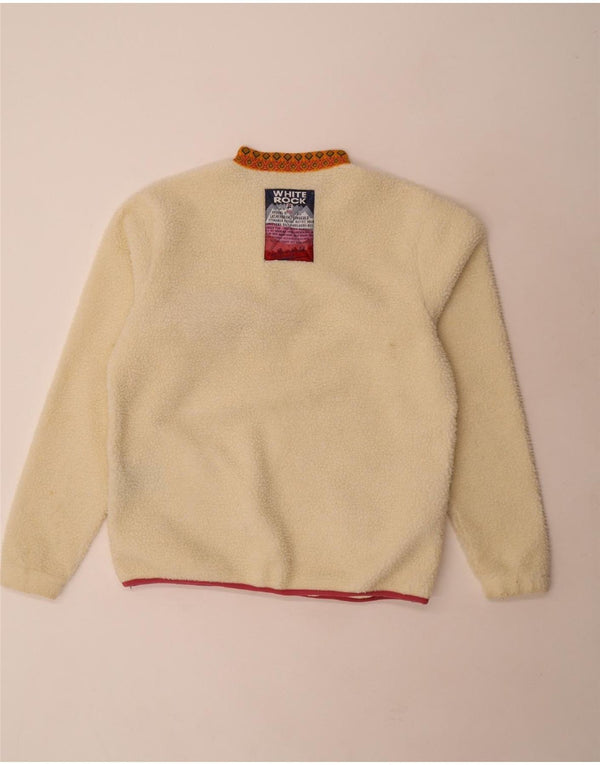 Fila Damen Limited Edition Fleecepullover UK 14 Medium Off White