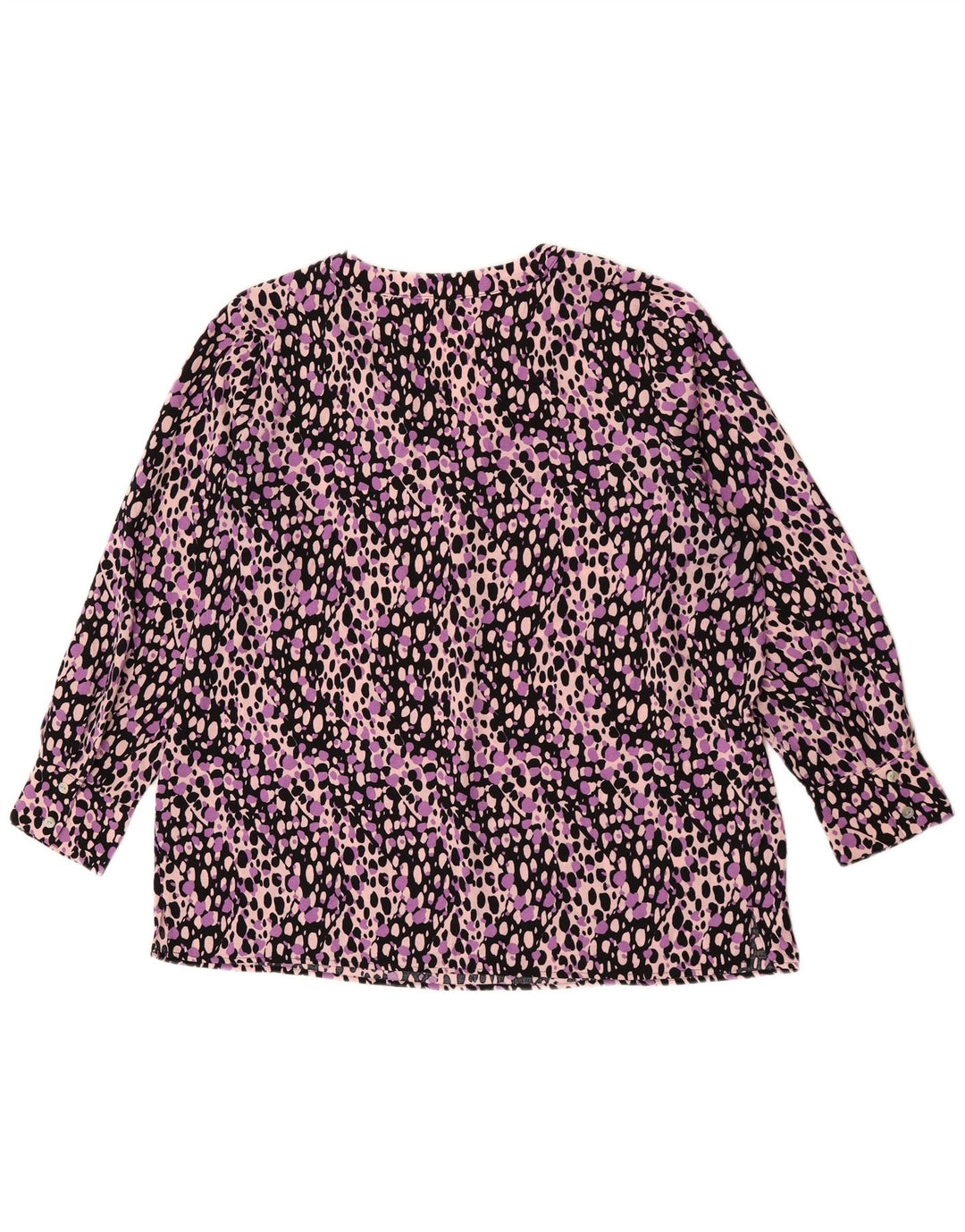 MARKS & SPENCER Damen Bluse Top UK 18 XL Mehrfarbiger Tierdruck