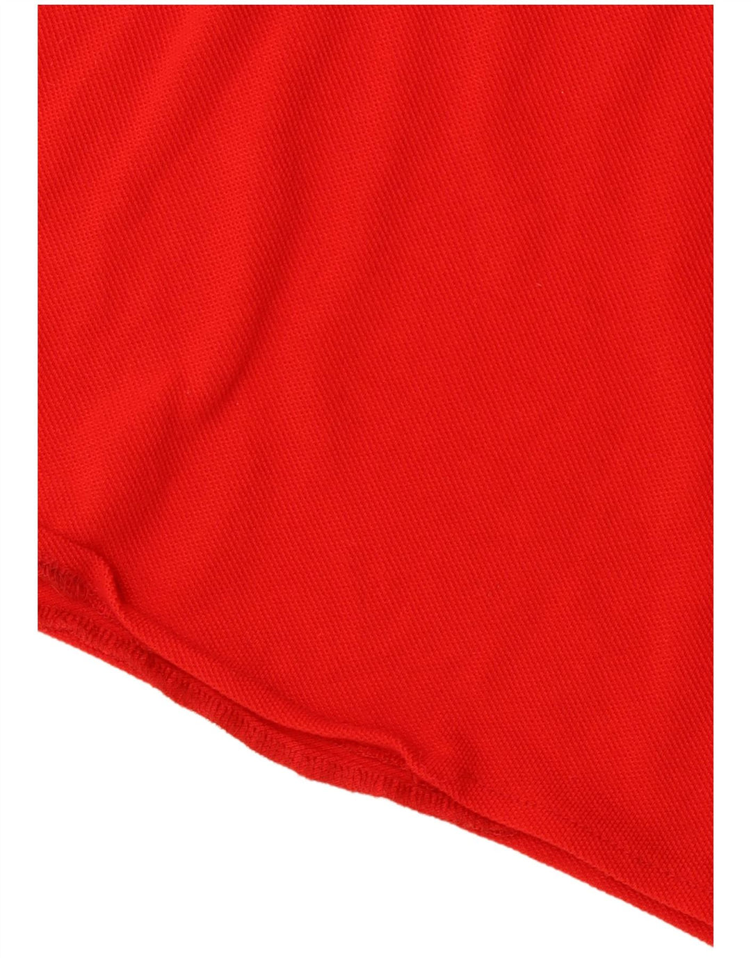 LACOSTE Damen ärmelloses Polokleid, Größe 42, große rote Baumwolle