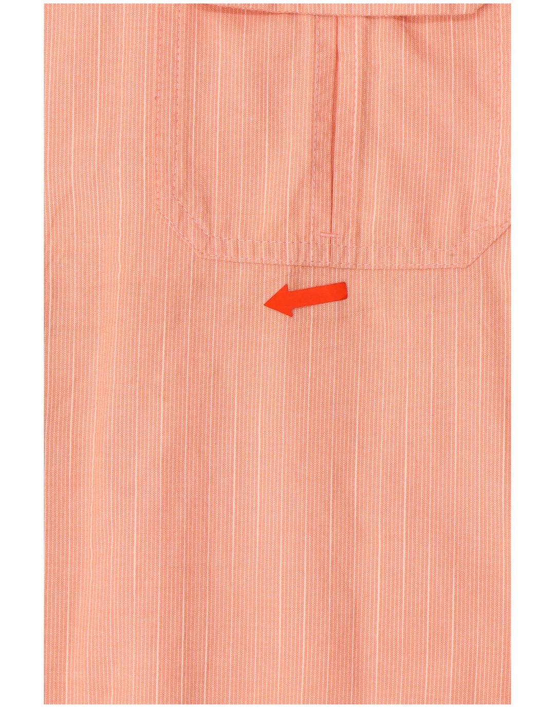 IZOD Herren-Kurzarmhemd, groß, orange gestreift, Baumwolle