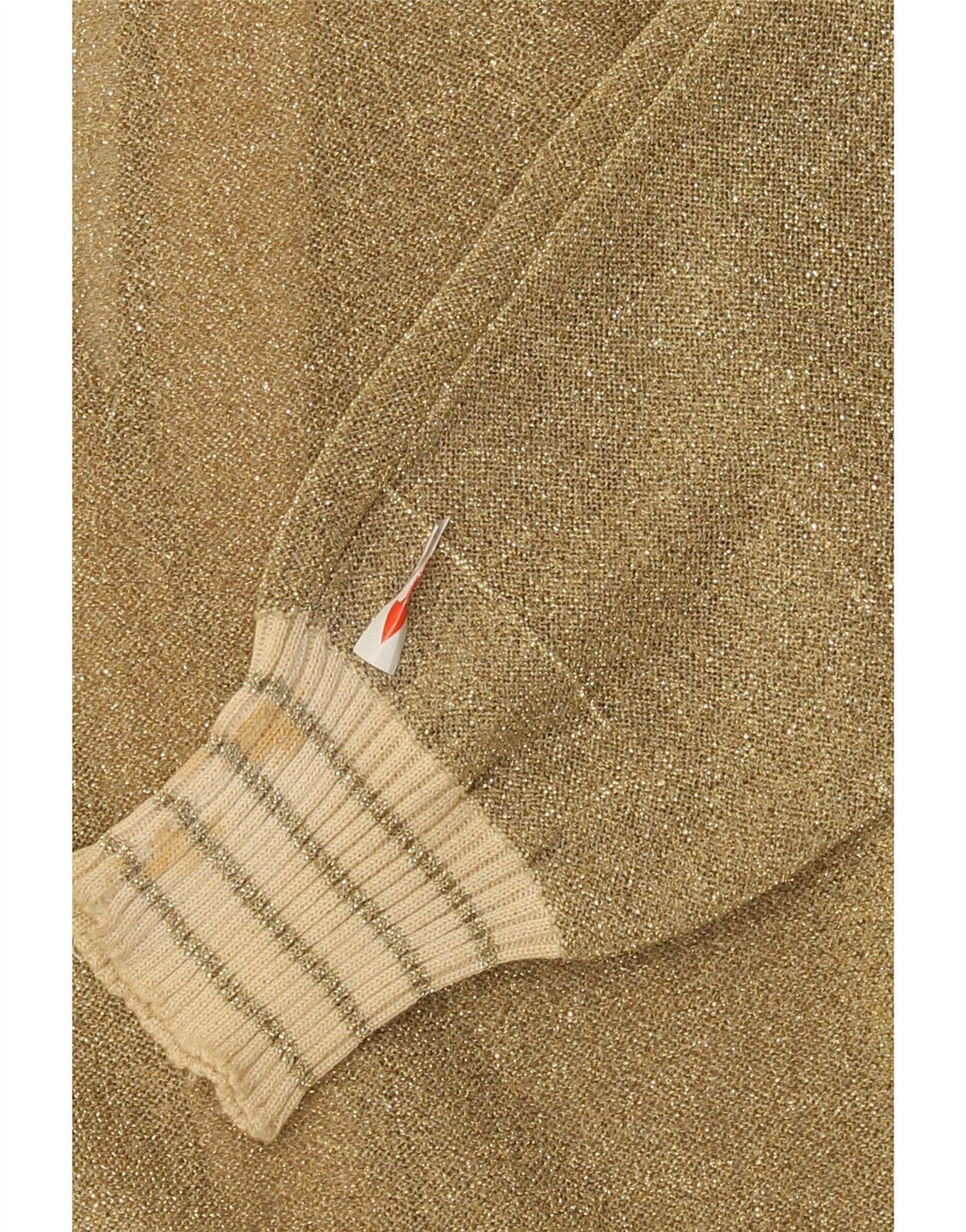 La Perla Damen-Cardigan-Pullover UK 12 Mittelgold meliert