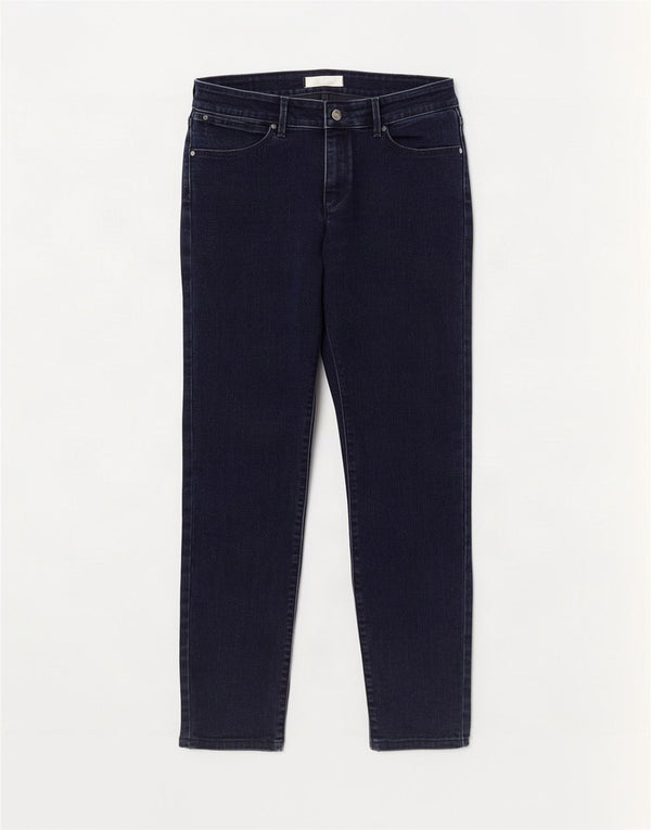 Wrangler Damen Slim Jeans W28 L32 Marineblaue Baumwolle