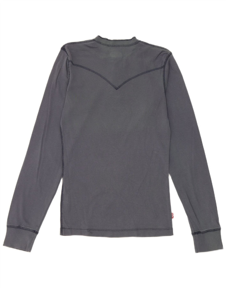 Levi's Herren-Oberteil aus Baumwolle, langärmelig, mittelgroß, Marineblau