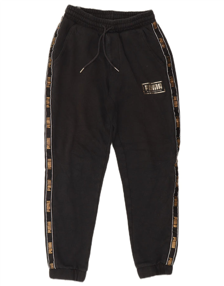 Puma Damen Grafik-Trainingshose, Jogginghose, Größe S, Schwarz