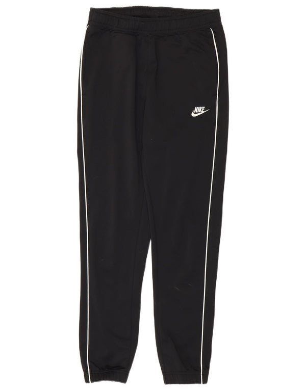 Nike Mens Tracksuit Trousers Joggers Small Black Polyester