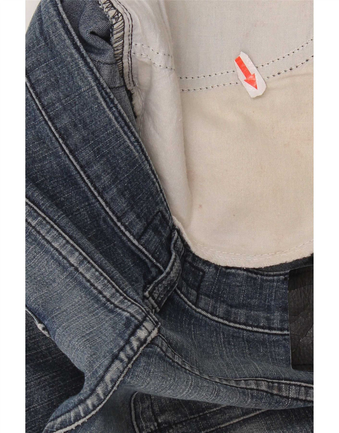 Trussardi Herren Straight Jeans W34 L30 Blaue Baumwolle