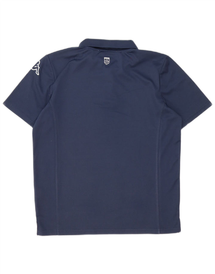 Kappa Herren-Poloshirt mit Grafik, Größe S, Marineblau, Polyester