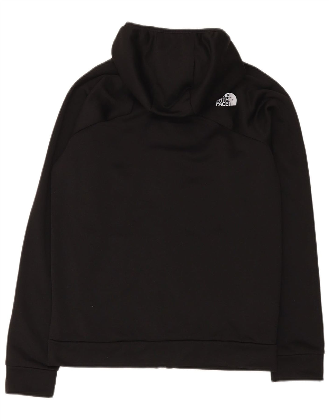 THE NORTH FACE Jungen-Kapuzenpullover mit Reißverschluss, 14–15 Jahre, XL, schwarzes Polyester