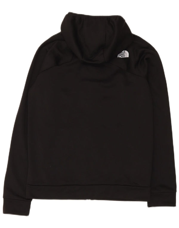 THE NORTH FACE Jungen-Kapuzenpullover mit Reißverschluss, 14–15 Jahre, XL, schwarzes Polyester