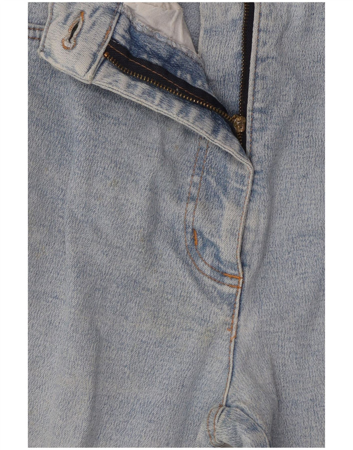 CAPPOPERA Damen High Waist Tapered Jeans IT 44 Medium W26 L26 Blaue Baumwolle