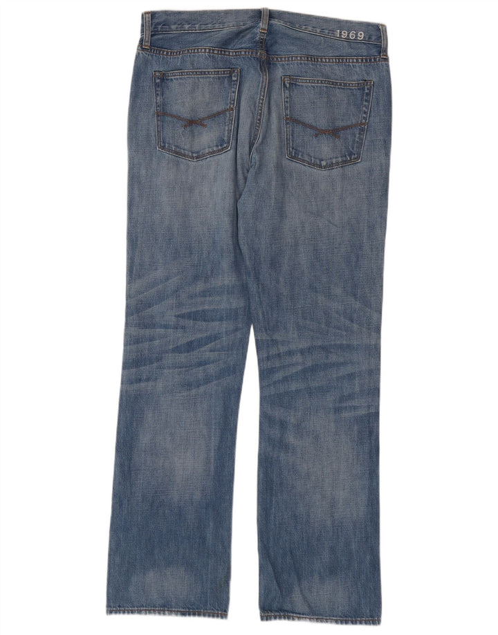 Gap Herren Bootcut Jeans W34 L34 Blaue Baumwolle