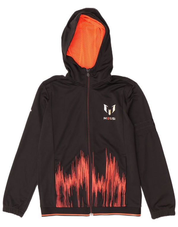 Adidas Jungen MESSI Hoodie Pullover 11-12 Jahre Black Tie Dye Sports