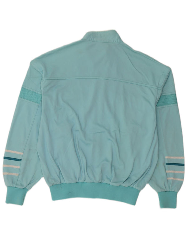 AUSTRALIAN L'ALPINA Herren-Trainingsanzug-Oberteiljacke IT 48 Mittelblaues Polyamid