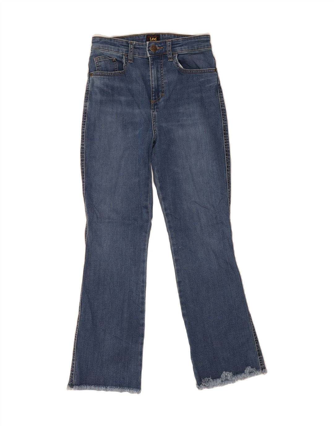 LEE Womens Heritage Bootcut Jeans W25 L25 Blue Vintage Lee and Second-Hand Lee from Messina Hembry 