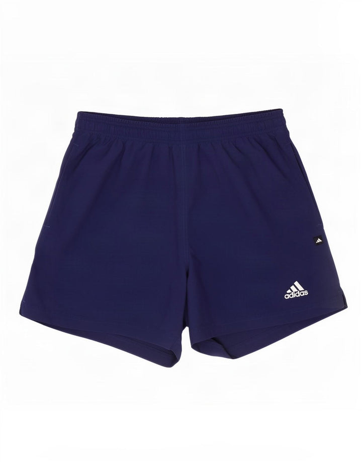 Adidas Herren-Sportshorts, groß, marineblau, Polyester