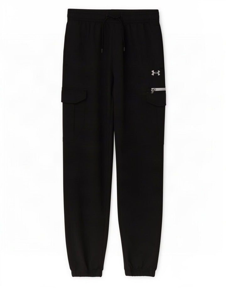 Under Armour Herren Cargo-Trainingshose, Jogginghose, Größe L, Schwarz, Polyester