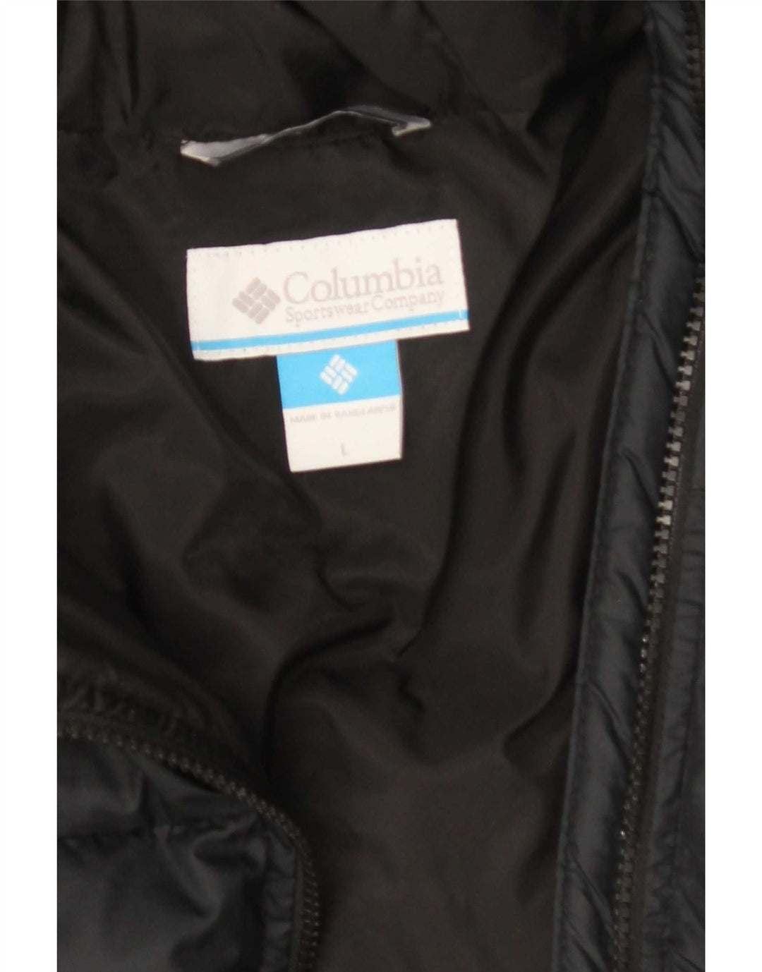 Columbia Damen-Kapuzenmantel, übergroß, gepolstert, Größe 40, Schwarz