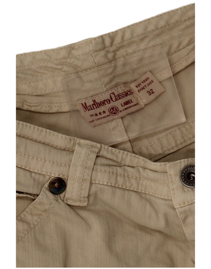 Marlboro Classics Damen Capri-Jeans W32 L18 Beige