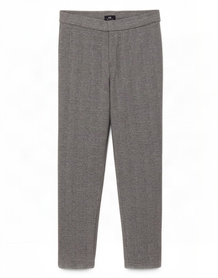 Marks & Spencer Damen Crop Leggings UK 14 Large Graues Hahnentritt-Polyester
