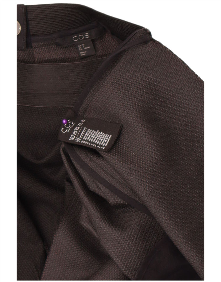 Cos Damen ausgestellter Rock EU 36 Small W26 Schwarz Polyester