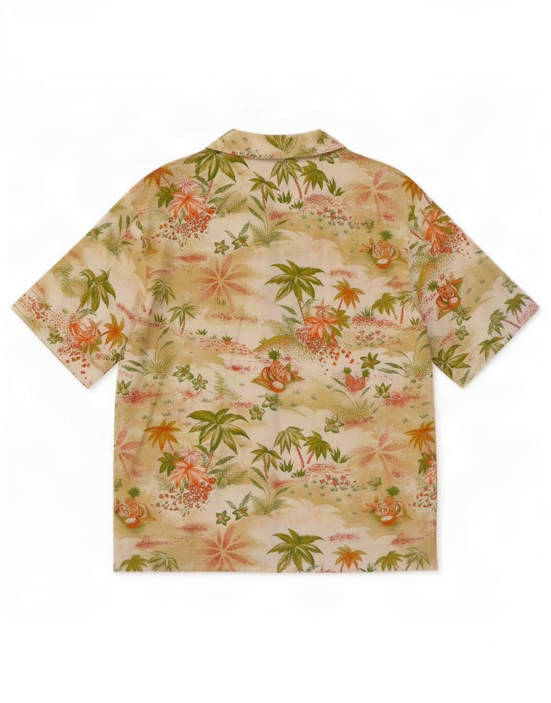 Vintage Damen Hawaiihemd IT 42 Medium Mehrfarbig geblümt