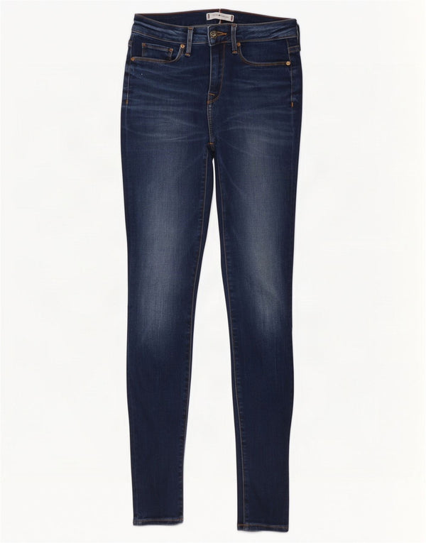 Tommy Hilfiger Damen Como Skinny Jeans W25 L30 Marineblau Baumwolle