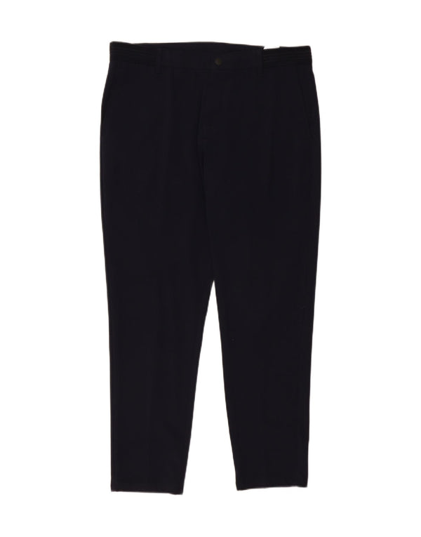 Zara Slim Chino-Hose für Herren, XL, W34, L29, Marineblau, Polyester