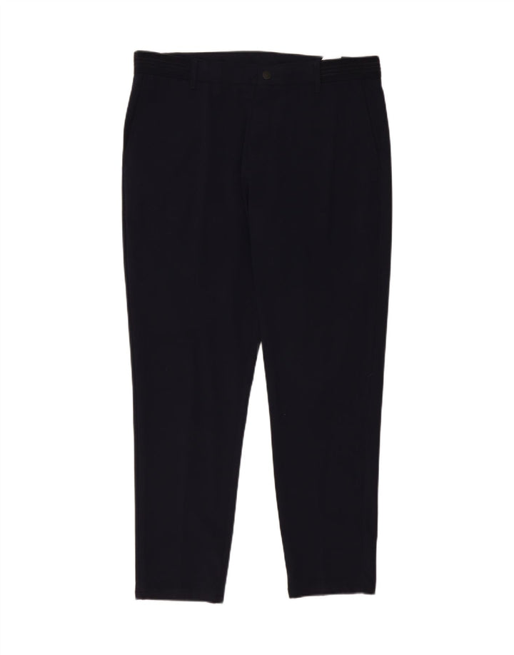 Zara Slim Chino-Hose für Herren, XL, W34, L29, Marineblau, Polyester