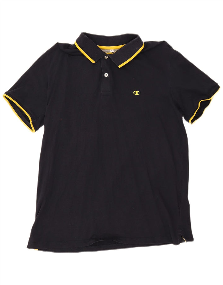 Champion Herren-Poloshirt, groß, Marineblau