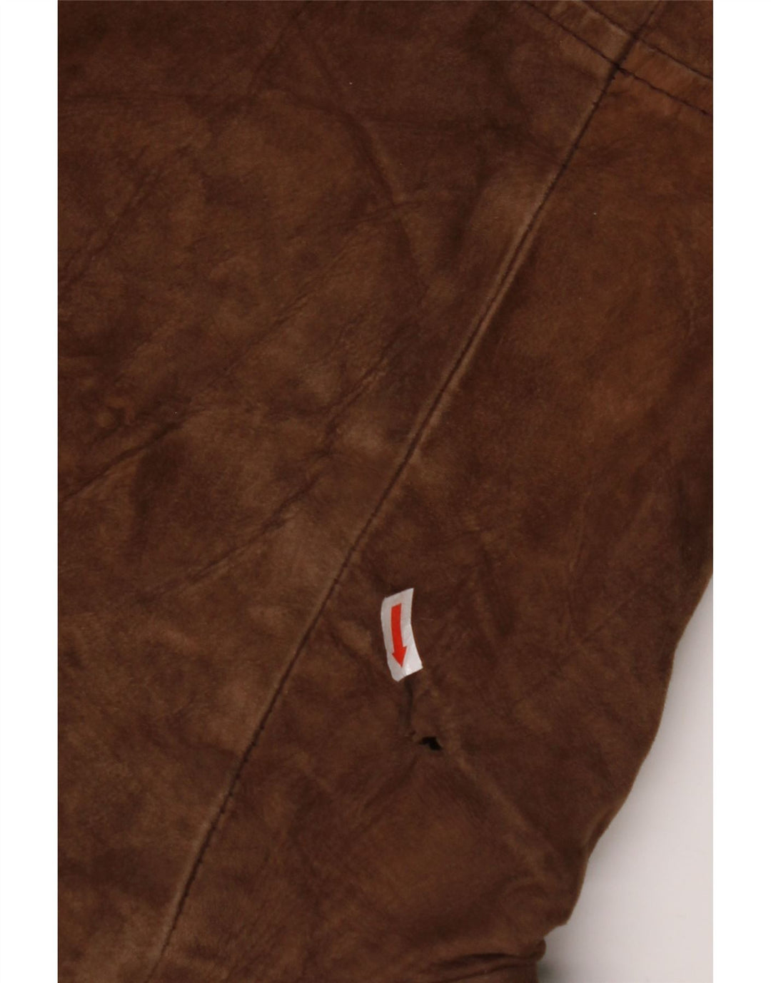 VINTAGE Herren Shearling Zweireihiger Mantel IT 54 2XL Braunes Leder