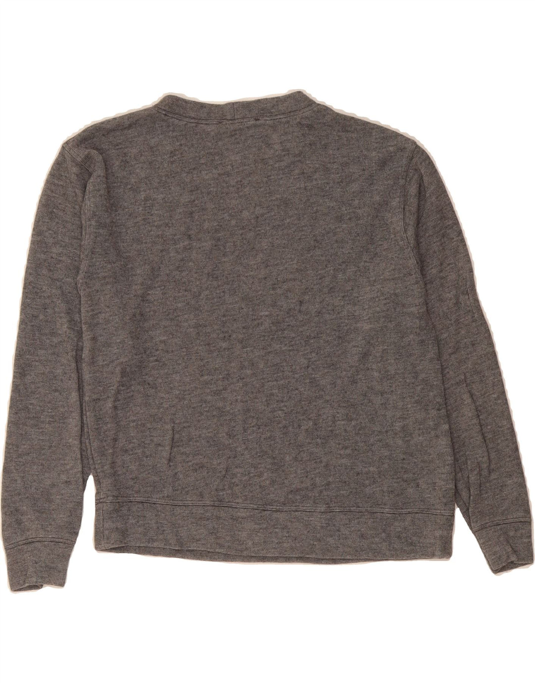 ZARA Womens Crop Sweatshirt Jumper UK 10 Small Grey Vintage Zara and Second-Hand Zara from Messina Hembry 