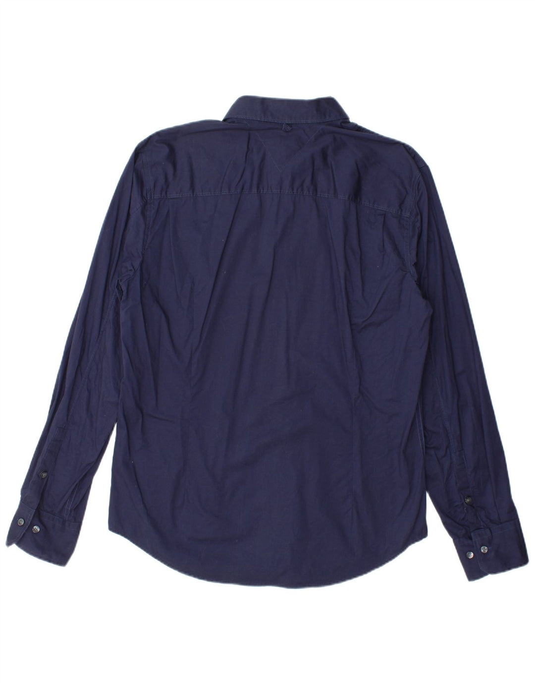 TOMMY HILFIGER Mens Shirt XL Navy Blue Cotton