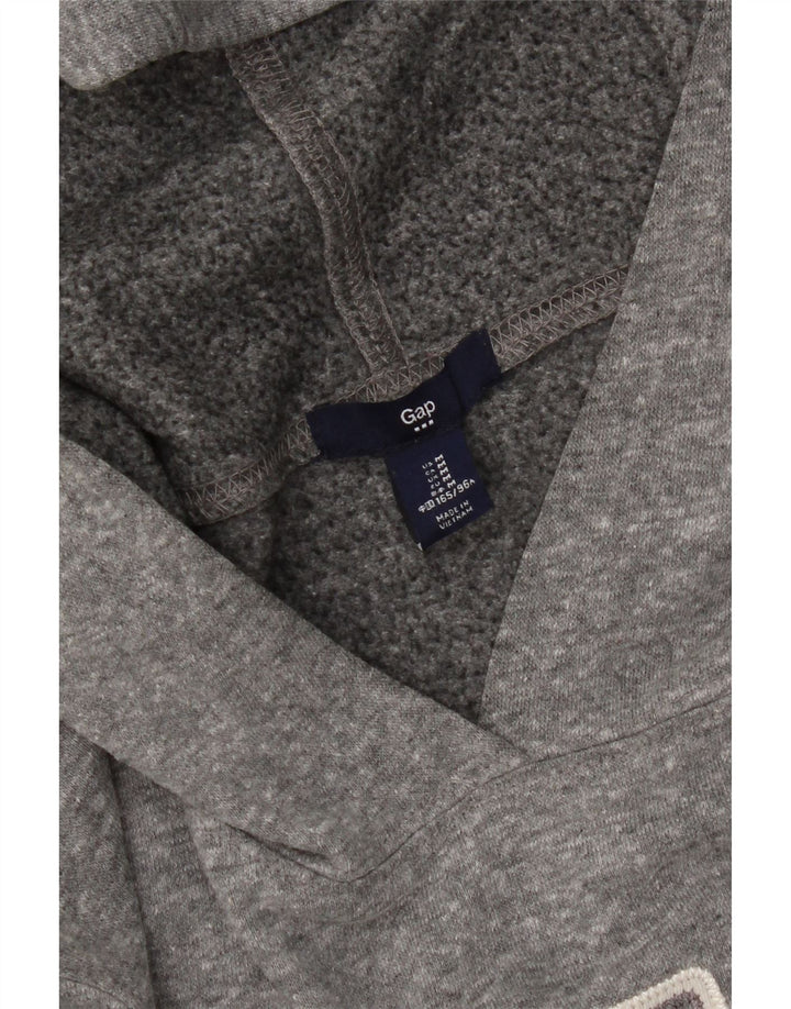 Gap Damen Graphic Hoodie Pullover UK 14 Mittelgrau