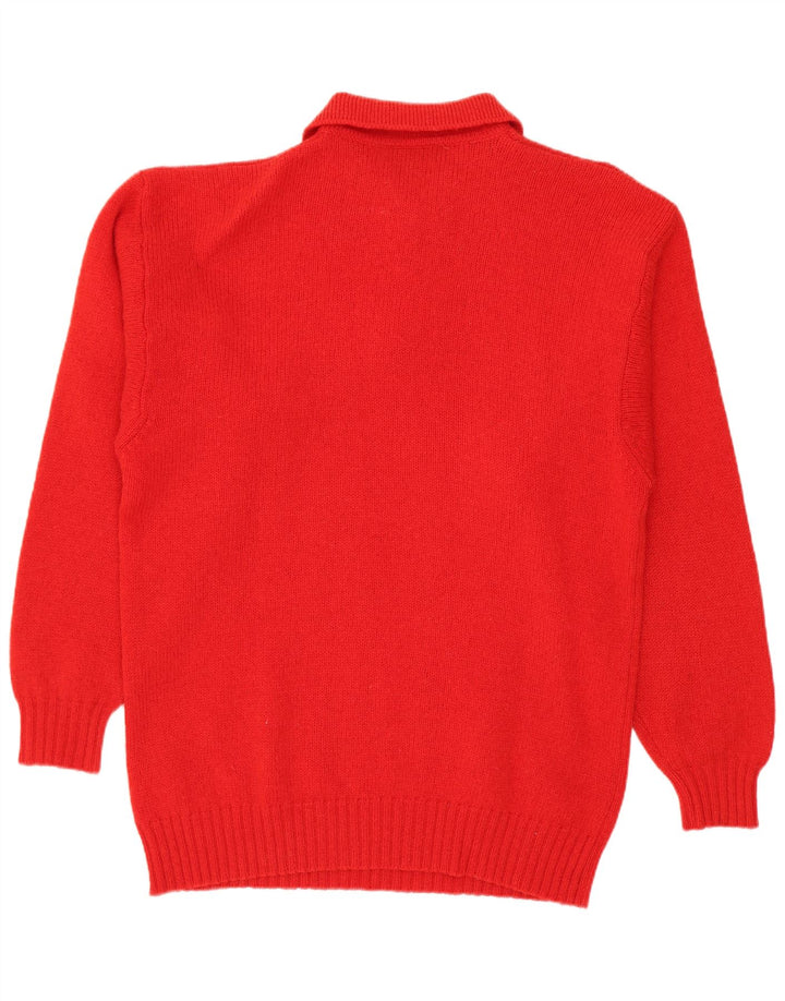 Kirkland Herren-Pullover mit Rollkragen, Mittelrot