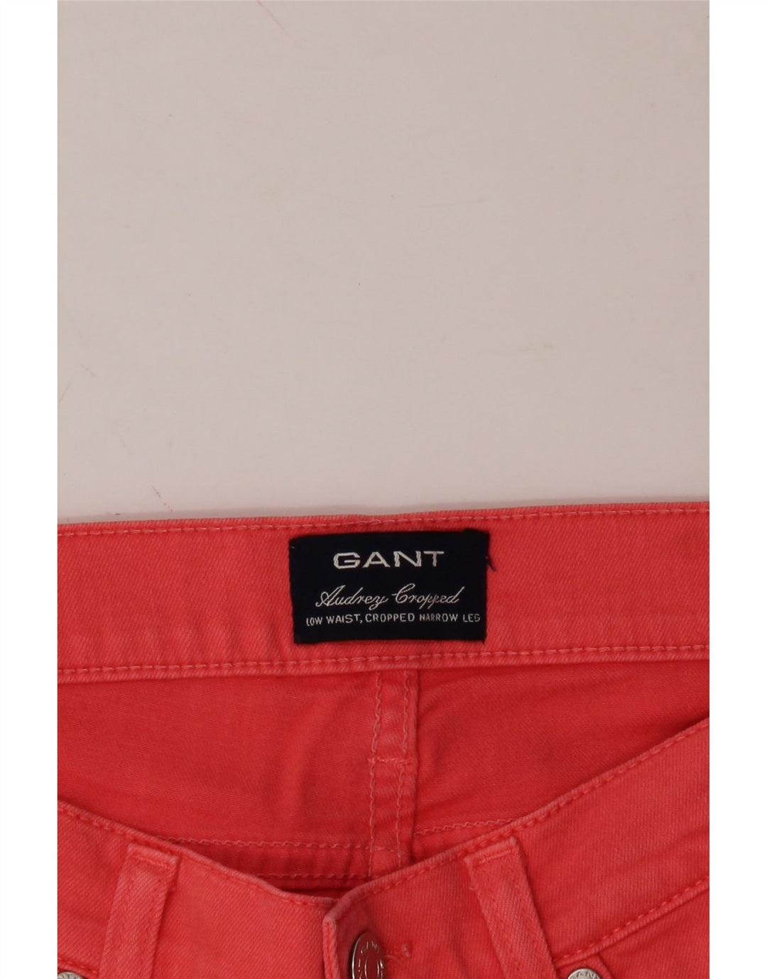 GANT Womens Cropped Jeans W28 L26 Pink Cotton Vintage Gant and Second-Hand Gant from Messina Hembry 