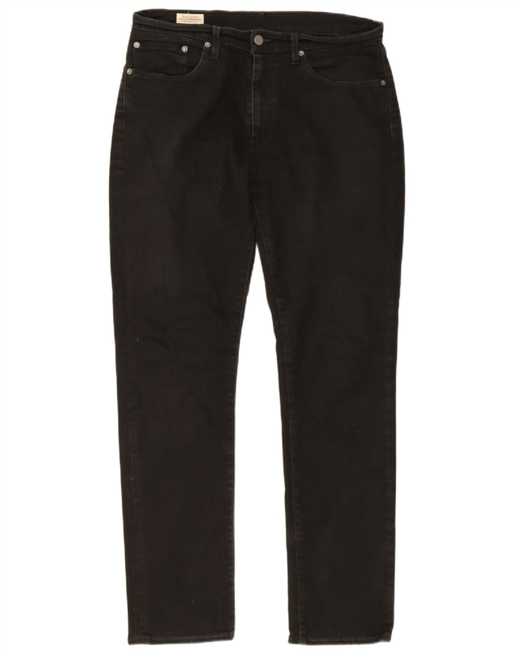 Levi's Herren 511 Slim Jeans W34 L32 Schwarze Baumwolle