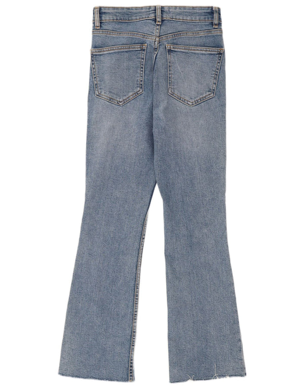 Zara Damen Schlagjeans EU 34 2XS W24 L26 Blau
